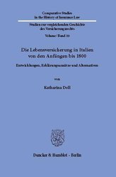 Die Lebensversicherung in Italien von den Anfängen bis 1800