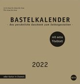 Bastelkalender 2022 gold, mittel