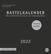 Bastelkalender 2022 schwarz, mittel