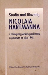 Studia nad filozofią Nicolaia Hartmanna..