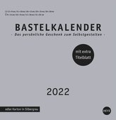 Bastelkalender 2022 silber, groß