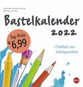 Bastelkalender 2022 mittel weiß