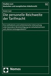 Die personelle Reichweite der Tarifmacht