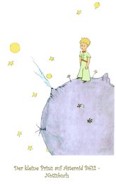 Der kleine Prinz auf Asteroid B612 - Notizbuch