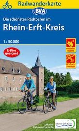 Radwanderkarte BVA  Die schönsten Radtouren im Rhein-Erft-Kreis 1:50.000, reiß- und wetterfest, GPS-Tracks Download