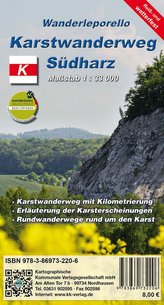 Karstwanderweg Südharz 1:33 000