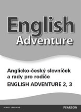 English Adventure 2 a 3 slovníček CZ