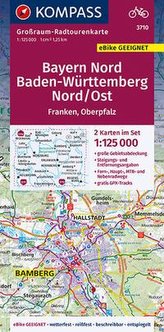 Bayern Nord, Baden-Württemberg Nord/Ost 1:125 000