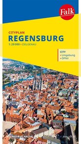 Falk Cityplan Regensburg 1:16 000