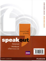 Speakout Advanced Workbook eText Access Card