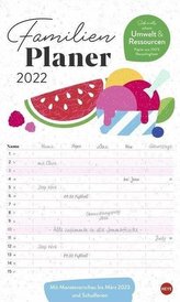 Ecofriendly Familienplaner XL Kalender 2022