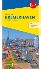 Falk Cityplan Bremerhaven 1:17 500