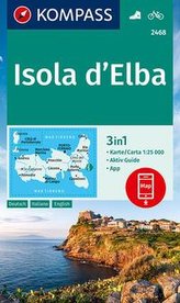 KOMPASS Wanderkarte Isola d\' Elba 1:25 000