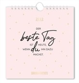 Postkartenkalender 2022 \"Der beste Tag\"