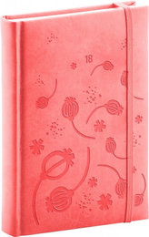 Diář 2018 - Vivella speciál - denní, B6, růžový, 11 x 17 cm
