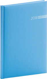 Diář 2018 - Capys - týdenní, A5, sv. modrý, 15 x 21 cm