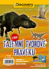 Tajemní tvorové pravěku - 3 DVD v papírové pošetce s letákem