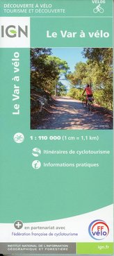 Le Var à vélo 1:110 000