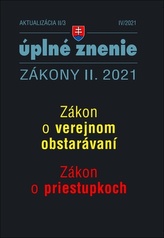 Aktualizácia II/3 2021 Zákon o verejnom obstarávaní, Zákon o priestupkoch