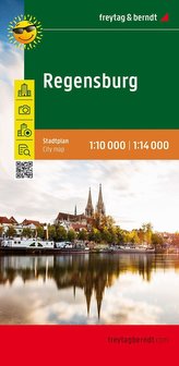 Regensburg, Stadtplan 1:10.000 / 1:14.000
