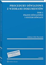 Procedury oświatowe z wzorami dokumentów T.1 w.3