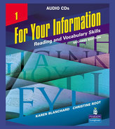 For Your Information 1: Reading and Vocabulary Skills, Audio CDs