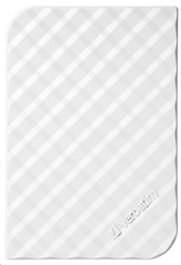 VERBATIM HDD 2.5\" 1TB Store \'n\' Go Portable Hard Drive USB 3.0, White GEN II