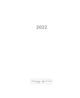 Kalendárium 2022 do diáře UNI S - Designové diáře 2022