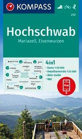 KOMPASS Wanderkarte Hochschwab, Mariazell, Eisenwurzen 1:50 000