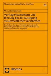 Vorfragenkompetenz und Bindung bei der Auslegung steuerrechtlicher Vorschriften