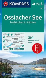 KOMPASS Wanderkarte Ossiacher See, Feldkirchen in Kärnten 1:25 000