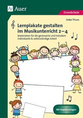 Lernplakate gestalten im Musikunterricht 2-4
