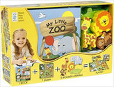 My Little Book about The Zoo (Book, Wooden Toy & 16-piece Puzzle)