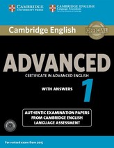 Cambridge English Advanced 1 for exam from 2015: Self-study pk (SB with answers & Audio CDs (2))