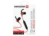 Sluchátka Bluetooth SWISSTEN ACTIVE červené