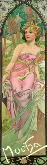Záložka Alfons Mucha – Probuzení rána