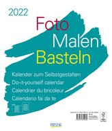 Foto-Malen-Basteln Bastelkalender weiß groß 2022
