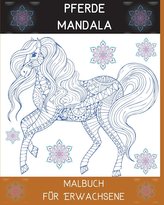 Pferde Mandala Malbuch für Erwachsene