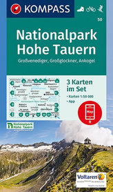 NP Hohe Tauern (sada 3 mapy)  50   NKOM