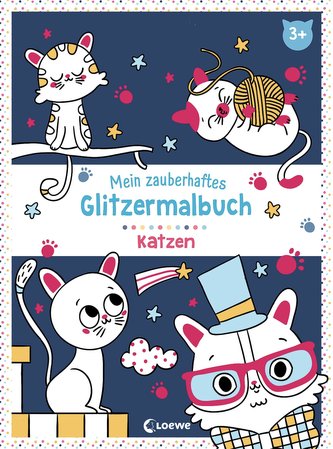 Mein zauberhaftes Glitzermalbuch - Katzen Mein zauberhaftes Glitzermalbuch - Katzen