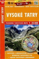  Vysoké Tatry mapa tmč. 701 1:25T SC