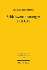 Schiedsvereinbarungen zum CAS