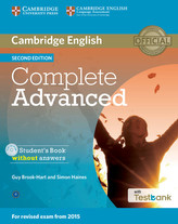 Complete Advanced Student's Book without Answers + Testbank + CD