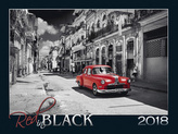 Red in black 2018 - nástěnný kalendář