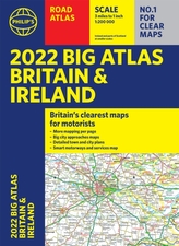 2022 Philip\'s Big Road Atlas Britain and Ireland