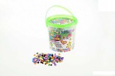Zažehlovací korálky 5000 plast v kyblíku 11x11cm