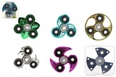 Fidget Spinner chrom náhodný druh v PVC boxu