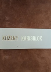  Kožený karisblok A6