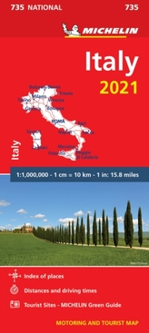 Italy 2021 - Michelin National Map 735