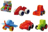 Mini Roller dopravní prostředky plast 8 druhů 8ks v boxu 12m+